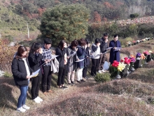 위령성월 묘지 참배