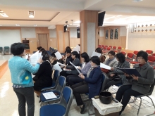 주님 성탄 대축일 미사 성가대 연습
